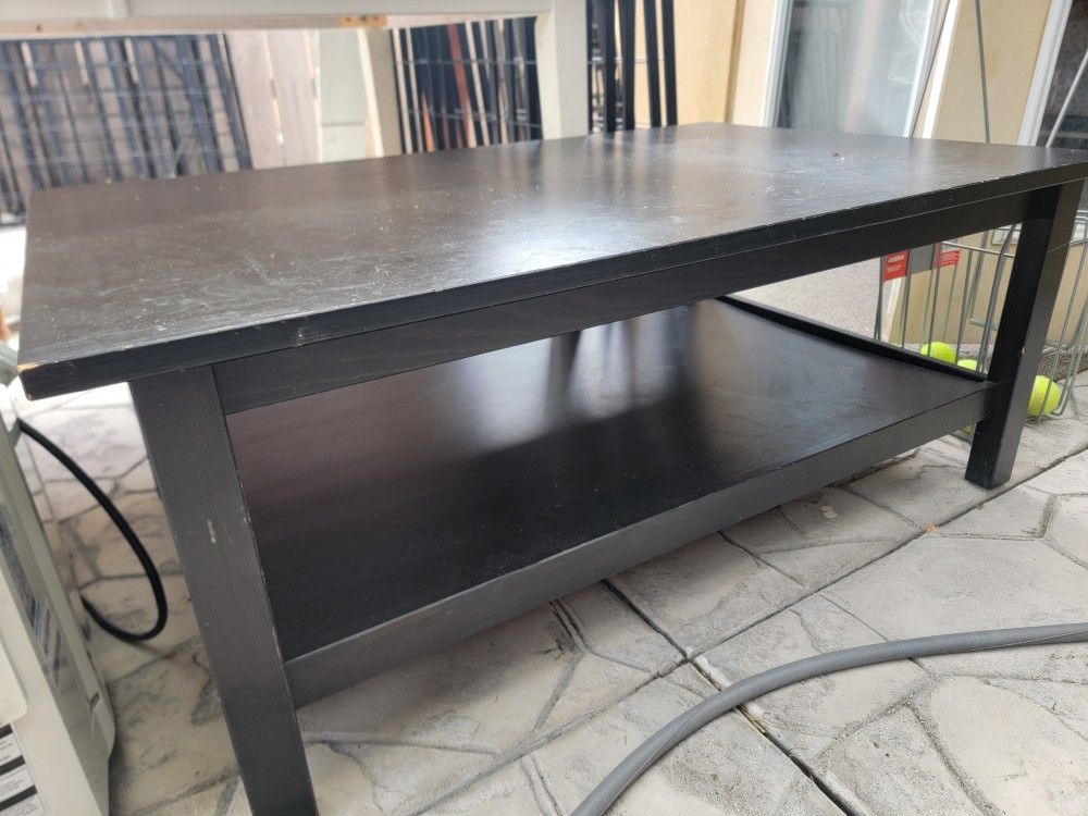 Black/Dark Brown Coffee Table