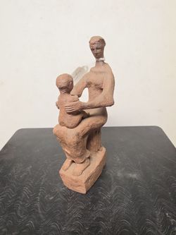 Woman and child.