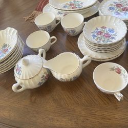 Vintage 1870 W.S. George Bolero China Dishes