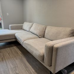 Light Grey Sectional Couch