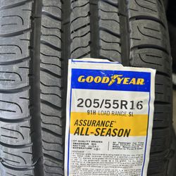 205 55 16 Goodyear assurance all-season