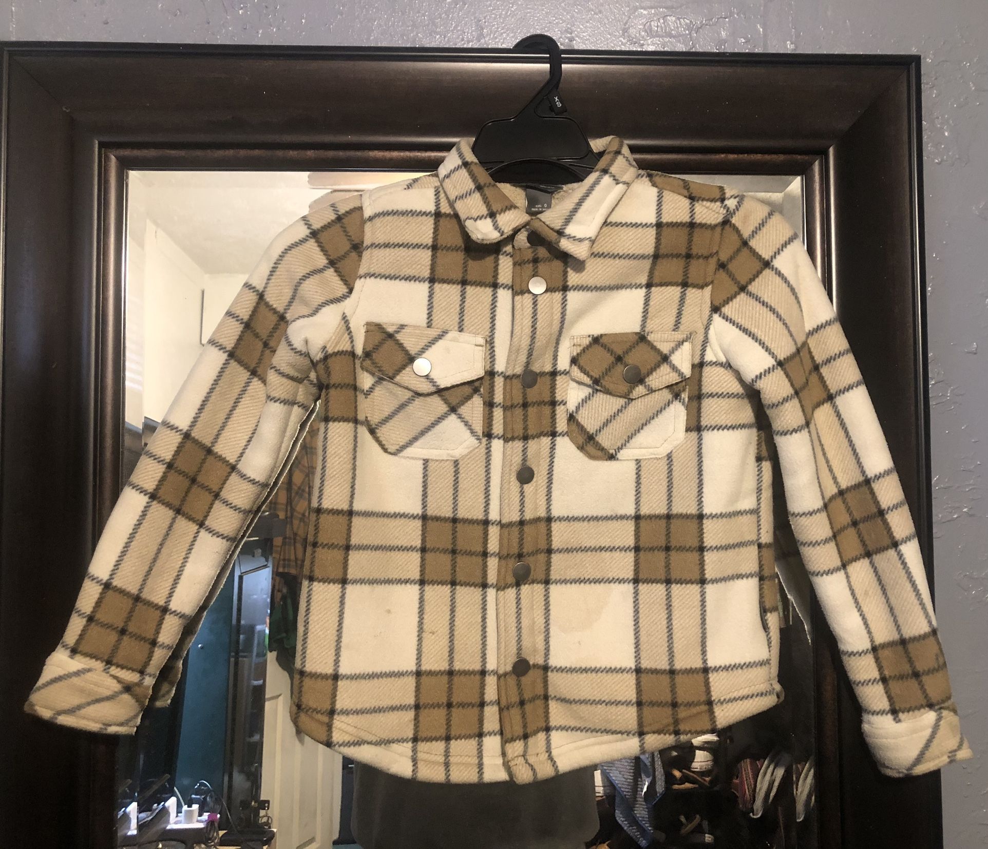 Eddie Bauer Flannel Shepherd Jacket 