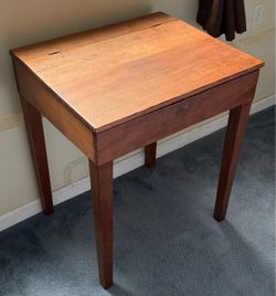 Vintage Restored Student Desk