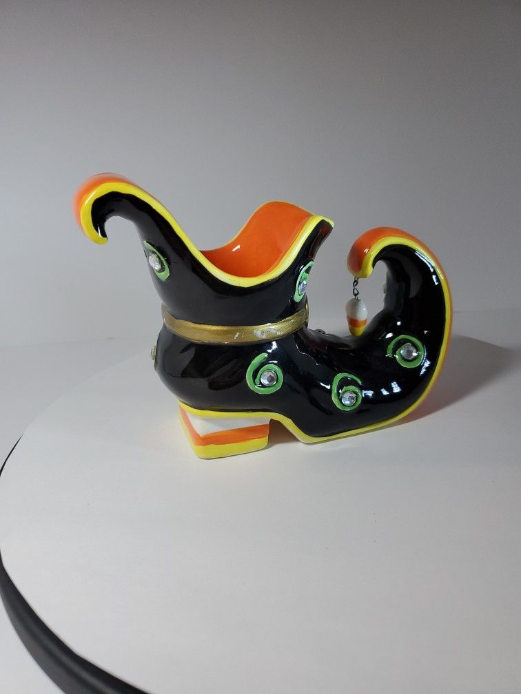 Ceramic Halloween Shoe