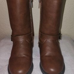 OshKosh Brown Leather Boots For Toddler