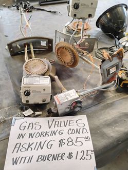 Gas valves (W/H),,$85
