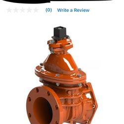 4” water gate valve flange x MJ