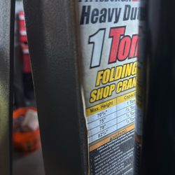 1 Ton Folding Shop Crane 