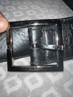 Black Gucci Belt