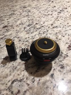Mini Electric Panorama Head 360 ° Rotating Time Lapse Tripod 