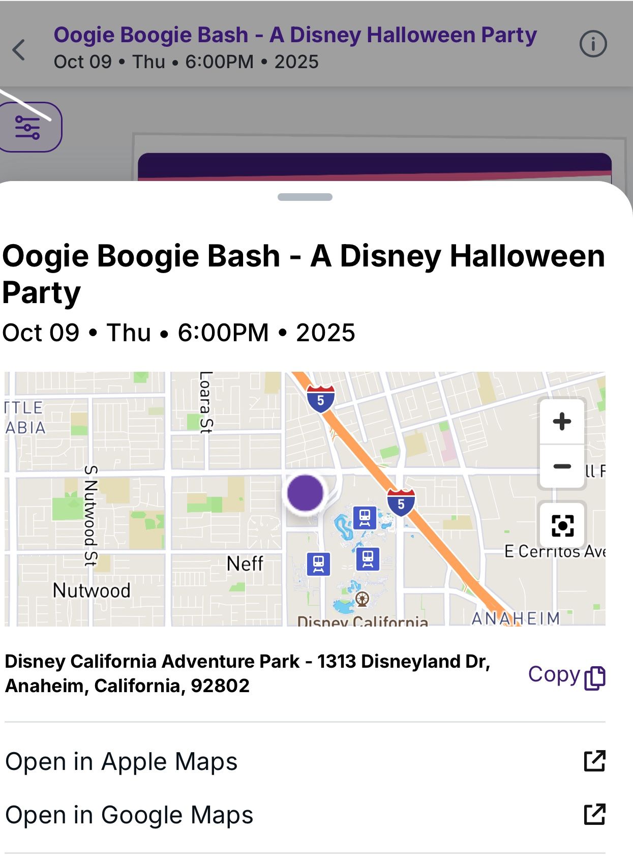 Oogie Boogie Bash - A Disney Halloween Party Oct 09