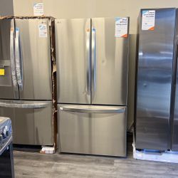 LG 26.5 Cu Ft Counter Depth 3-Door French Door Refrigerator