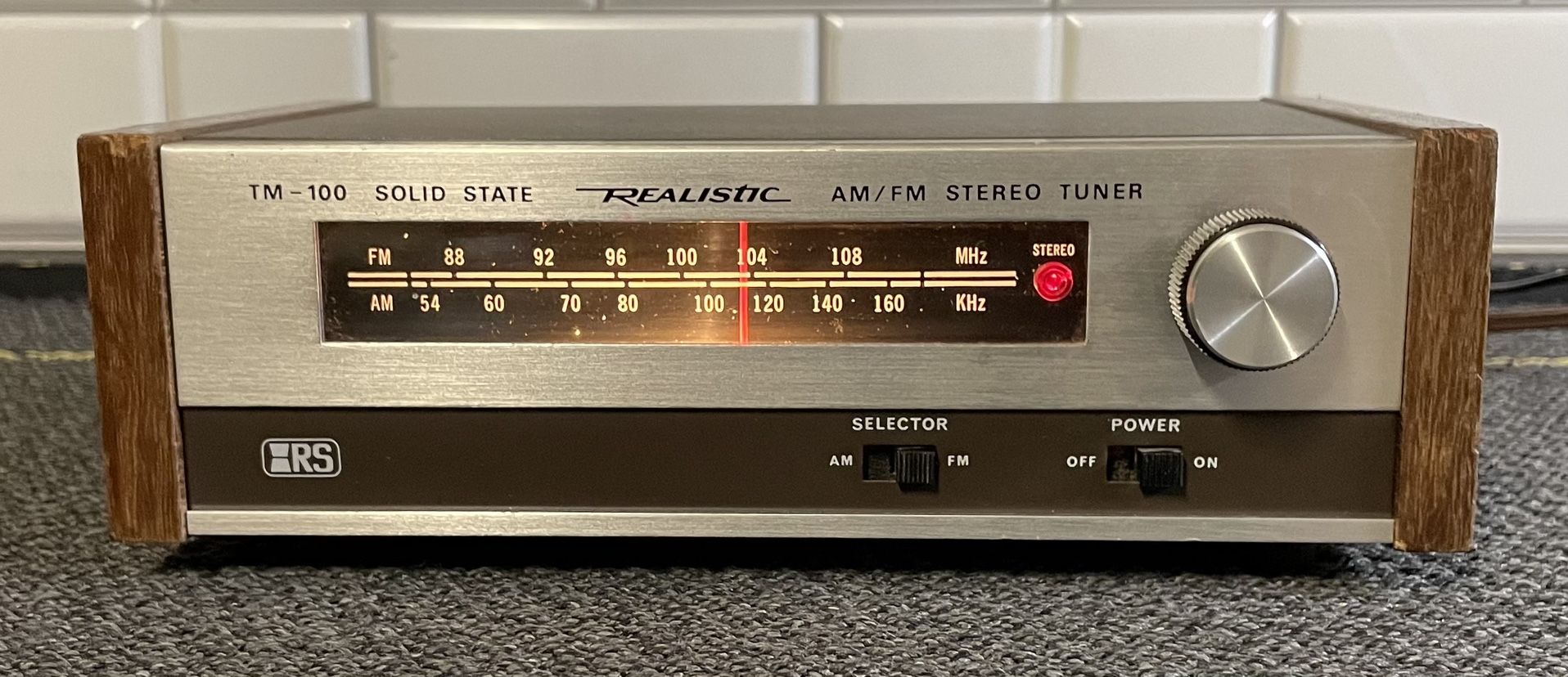 Vintage Realistic TM-100 Tuner