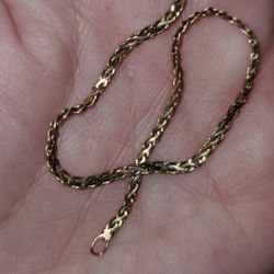 14k Gold Bracelet 7"