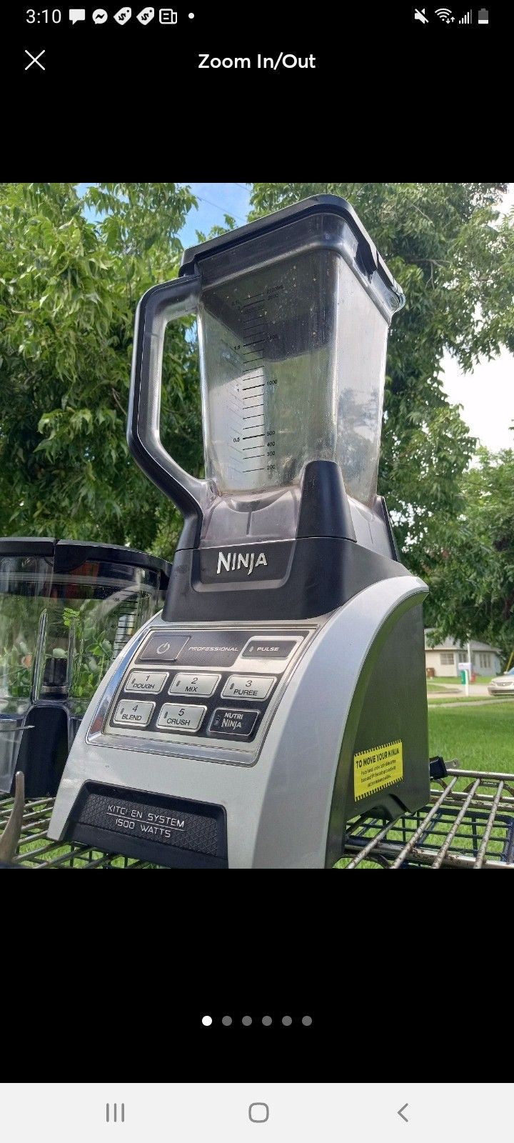 NINJA Blender W Accessories