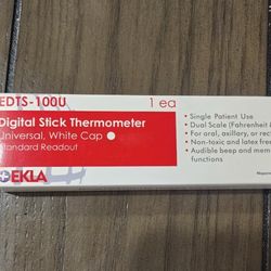 EKLA EDTS-100U Digital Stick Thermometer
Condition brand new 
no returns 
Feel free to ask questions. 
Happy to bundle.
please check My other listings