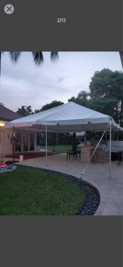 Used 20x20 tent for s,a,l,e