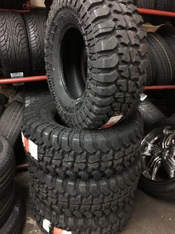 16” LT285/75R16 M/T new tires