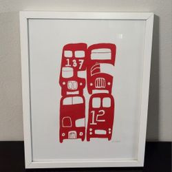 Double Decker Bus Print by DiroRobot