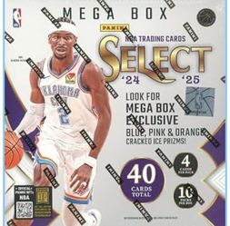 2024-25 panini nba select basketball mega box