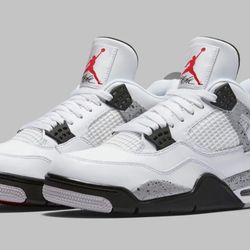 Retro 4 ‘White Cement’ Size 10