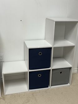 White Target Cube Storage