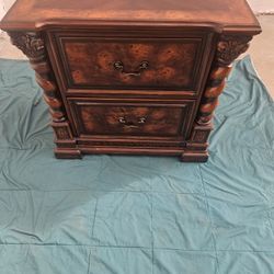 Ornate Filing Cabinet Or Nightstand