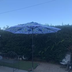 9” FT Market Umbrella Patio Color: Printed Base Not Included