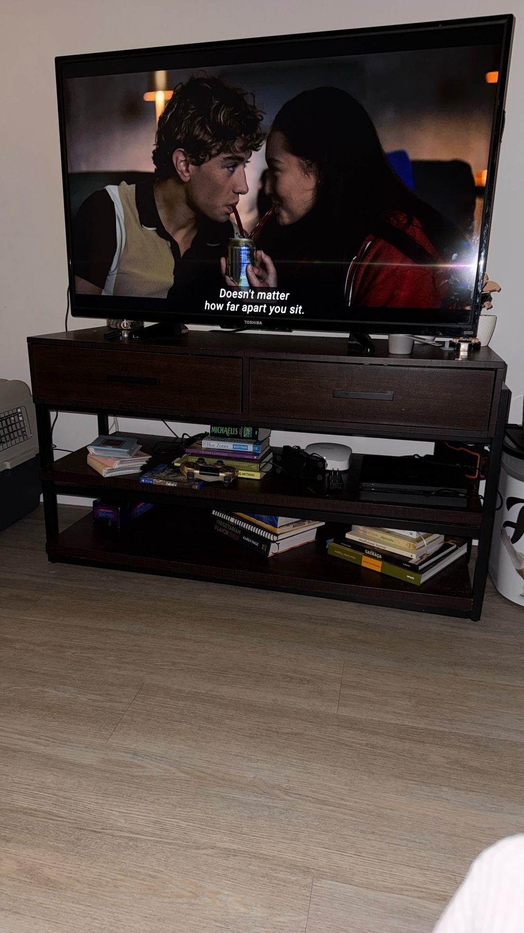 Dark Wood TV stand