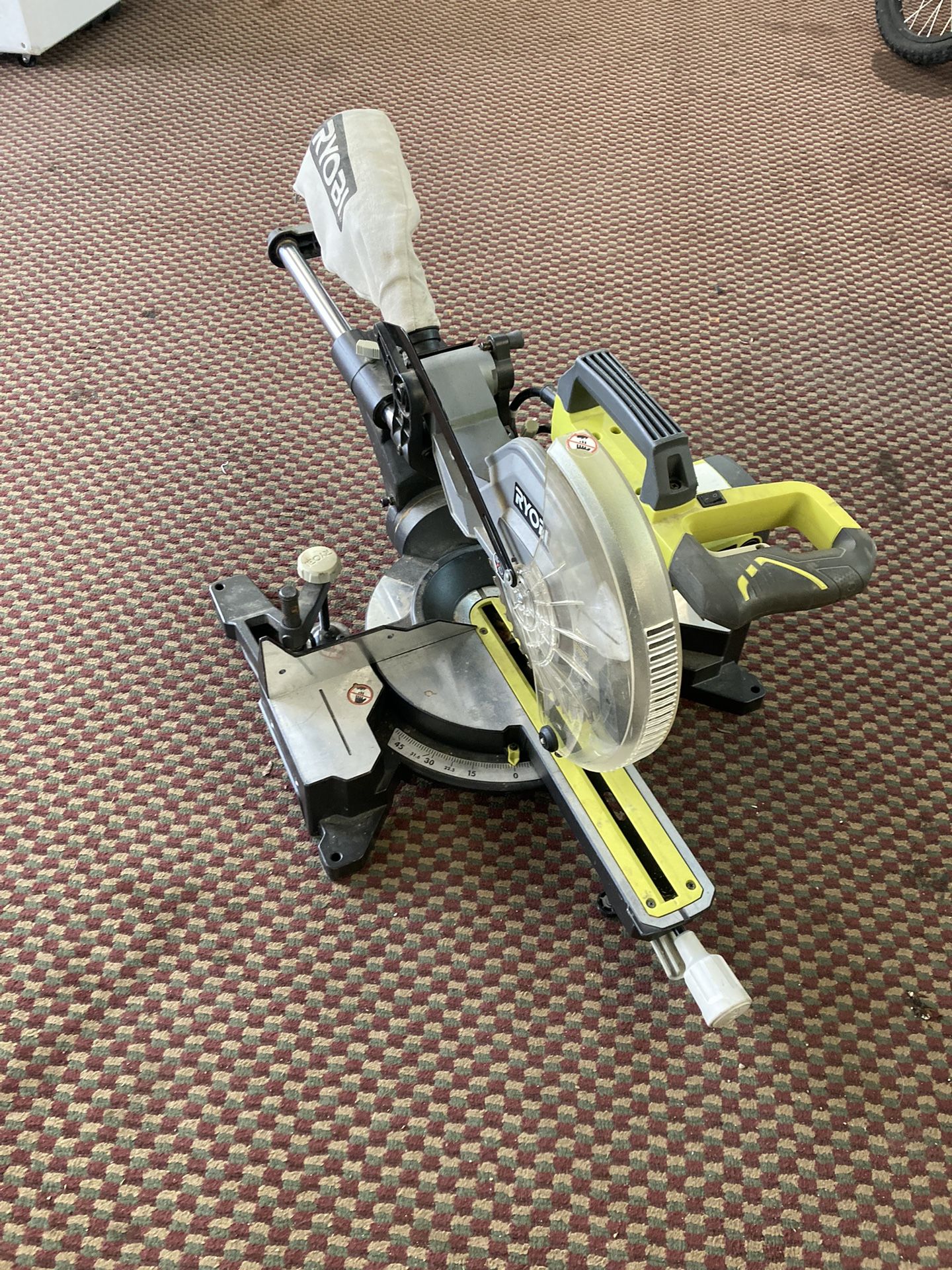 10 Inch Ryobi Corded Sliding Miter Saw 