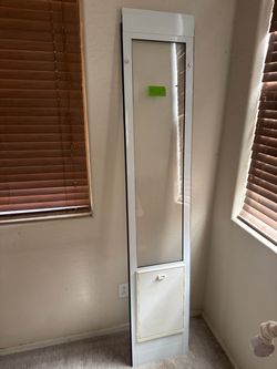 large opening dog door 80” x 15”