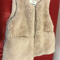 Girls kids size 5 rose Vest - winter - Simi Valley