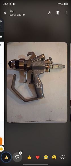Graco external use gelcoat spray gun
