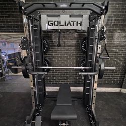 Smith Machine , Squat Rack , Bench Press , Leg Press , Pulley System Machine For Your Weights 