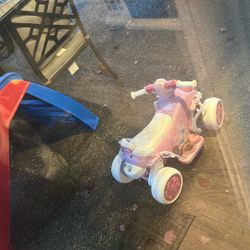 Three Pieces Deal Nothing Is Broken. Just Got A Little Pine Leaves On It All Three Table Slide And Motor Pedal 200.