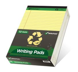Yellow Writing pads 12 pads