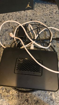 Netgear router with all cables included