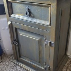 Side Table With Storage 