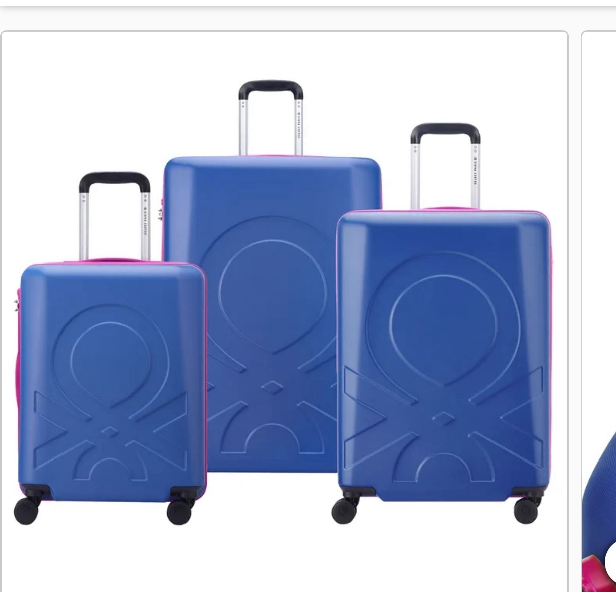 United Colors of Benetton X Delsey Paris Fabrica 3-piece Hardside Set