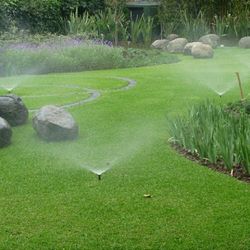 Irrigation system, sprinkler system.