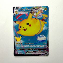 Pokémon Celebrations Flying Pikachu VMAX Holo Full Art Ultra Rare Card 007/025
