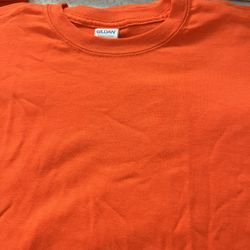 Gildan Ultra Cotton Orange Tshirt Medium