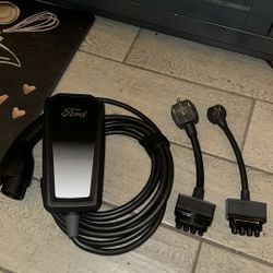 Ford Mach-E EV Charger 32 Amp Mobile Charging Cable w/NEMA 5-15 & 14-50 plug