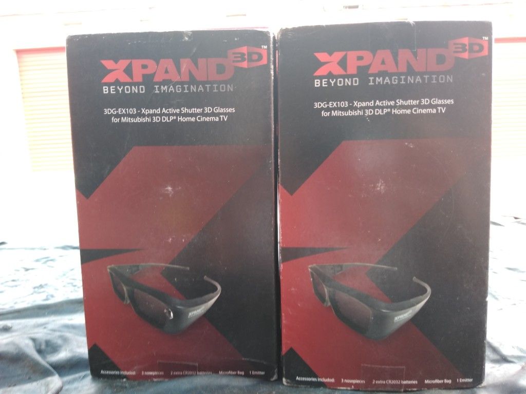 Xpand3D! Mitsubishi 3d dlp glasses