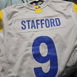 Rams Jersey #9 Stafford SMALL WOMEN 