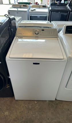 Maytag Top Load Washer - White, Good Condition, High Efficiency