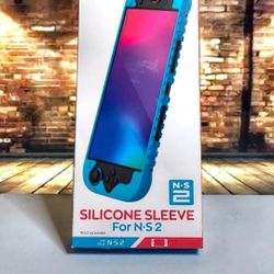 Silicone Protective Case for Nintendo Switch 2 (2025), Skin Cover with 2 Tempered Films and 5 Dust Plugs