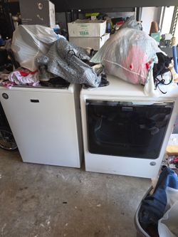 Maytag washer and dryer
