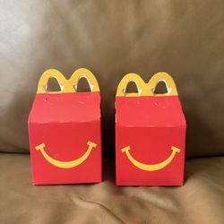 2 Empty Lil McDonald's Happy Meal Boxes