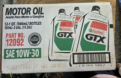 Castrol 10w30 Non Synthetic Oil